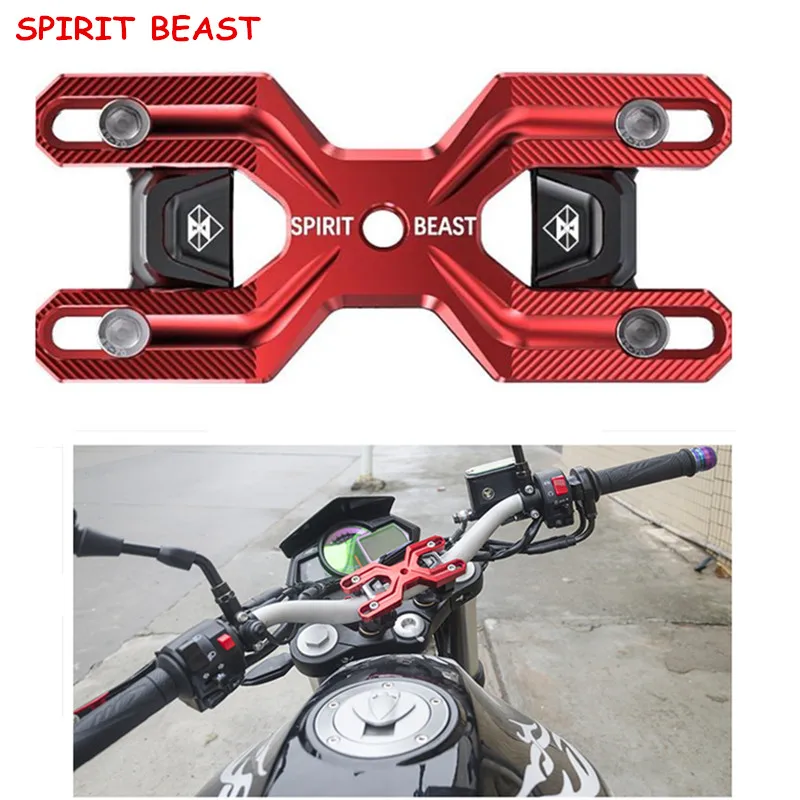 SPIRIT BEAST, руль мотоцикла, фиксированный блок, аксессуары Huanglon 300, модифицированный TNT 150, кронштейн для ручки, приспособление для мотоцикла