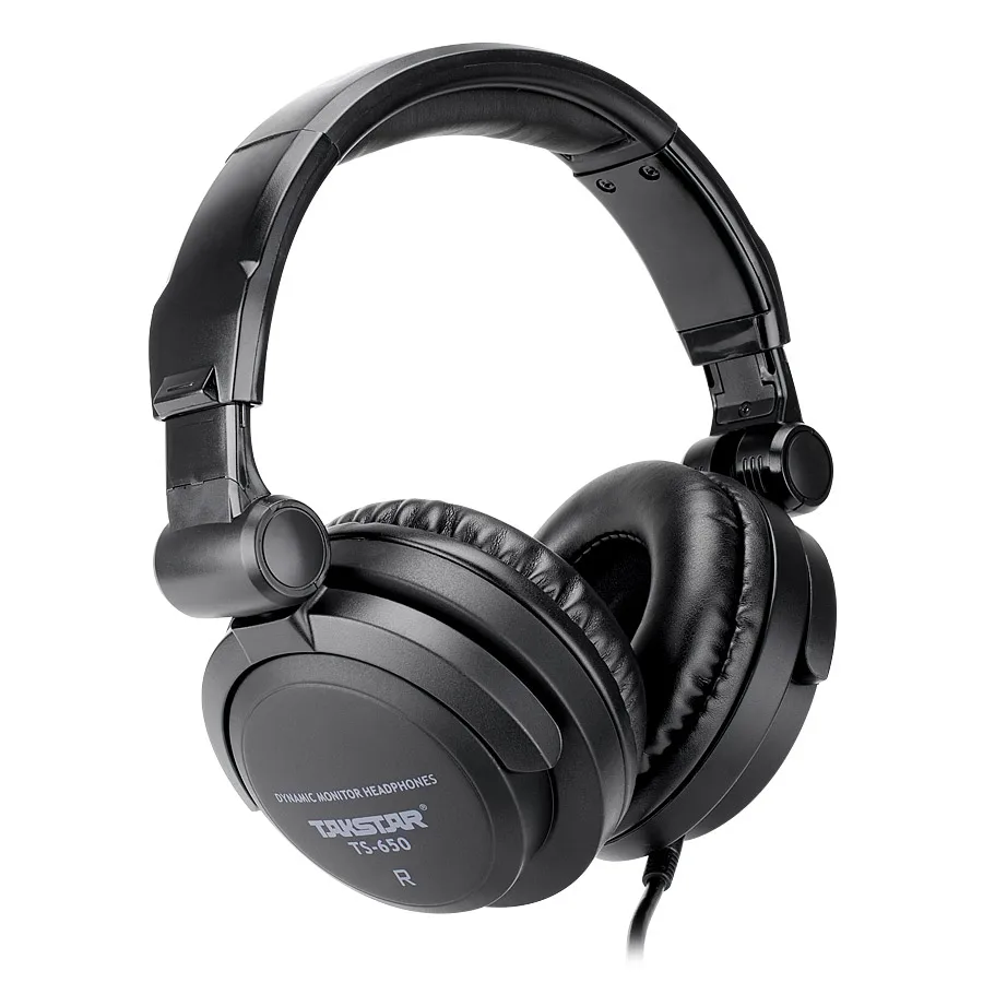Takstar ts 650 монитор наушники DJ Музыкальная гарнитура Hi Fi закрытые динамические