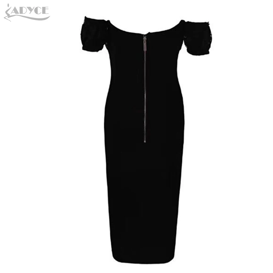 Adyce 2019 новое летнее женское Клубное Бандажное платье Vestidos с вырезом лодочкой