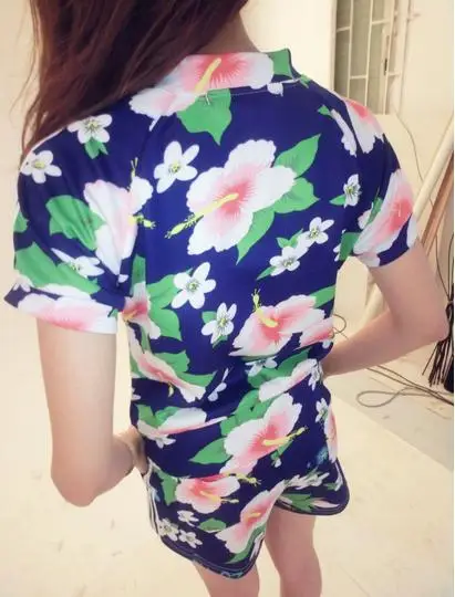 2014 summer new sport suit women's leisure short sleeve shorts sportswear star with money | Женская одежда