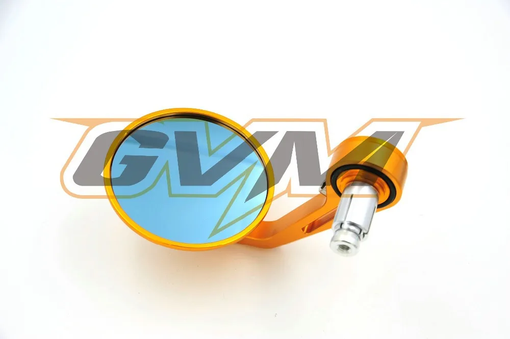 Free shipping vintage classic Golden CNC rear view mirror back For all motorcycles fit inside diameters of 13 or 17mm | Автомобили и