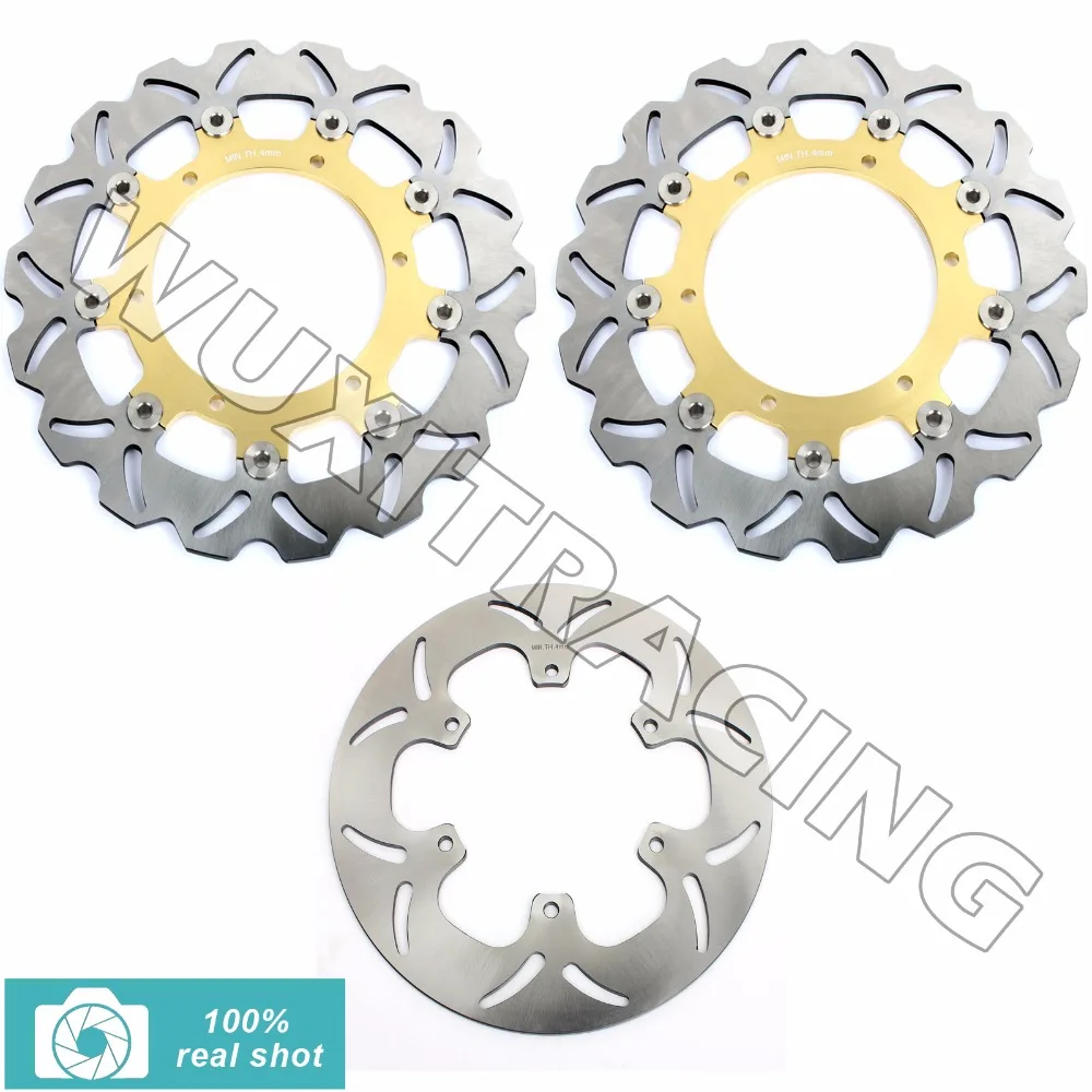 Спереди и сзади полный комплект тормозные диски роторов для Yamaha V max 1200 FJR 1300 01 02 03