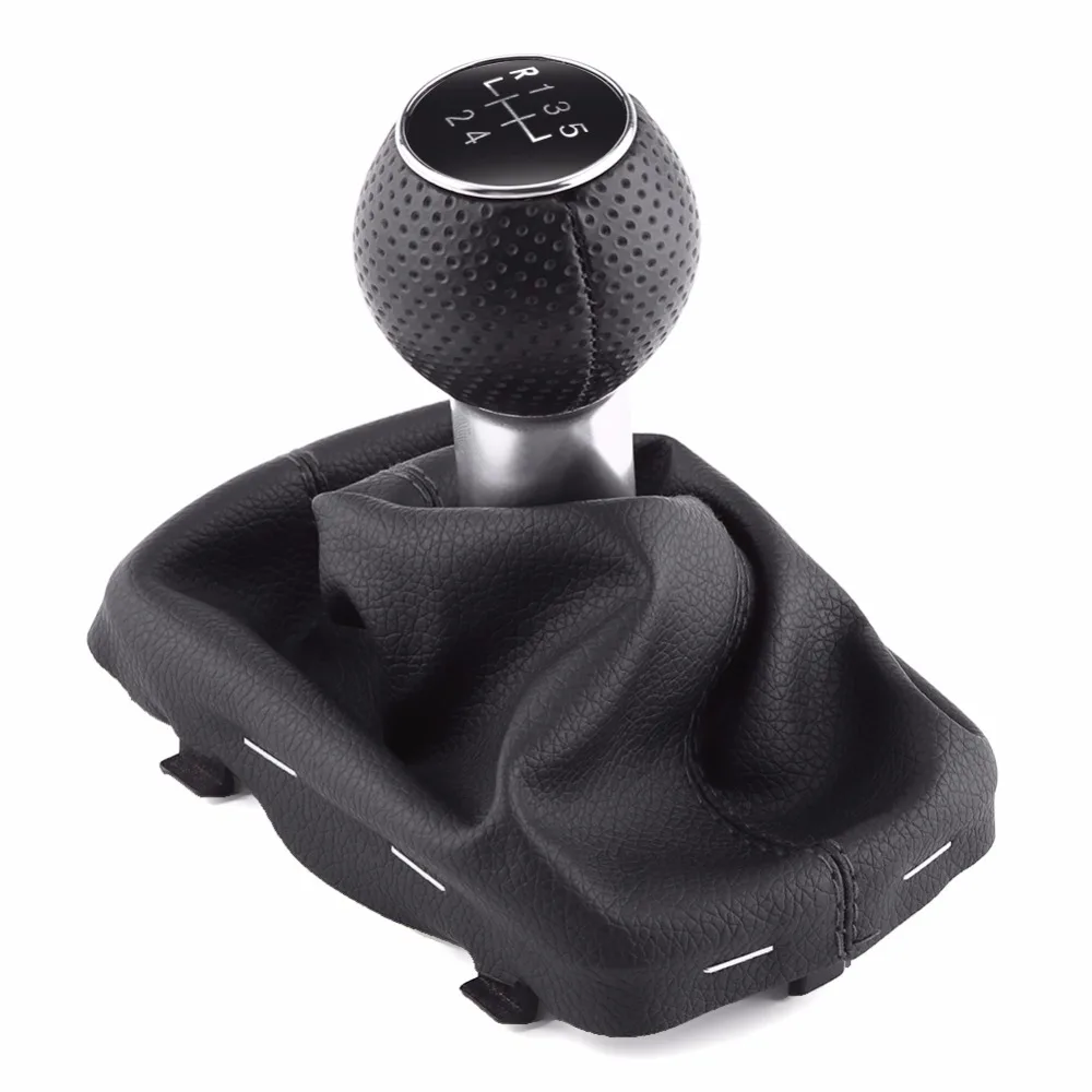 5 скоростей Ручка Переключения рулевого механизма автомобиля Gearstick Gaiter Boot Kit для