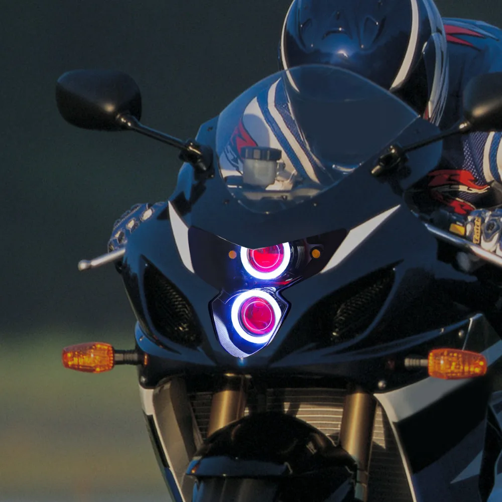 Передние фары KT для мотоцикла Suzuki GSXR GSX-R600 2004-2005 HID Проектор Светодиодный (LED) Глаз