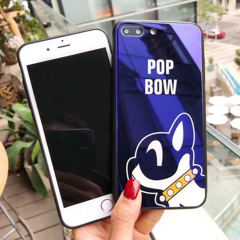 Blue-ray чехол из закаленного стекла для телефона iPhone X 10 XS 8 7 6 6s Plus мягкий