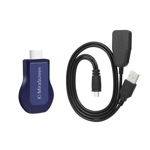 blue Hessy MiraScreen беспроводной HDMI OTA tv Stick Смарт ТВ ключ HD беспроводной приемник DLNA AirPlay Miracast Chromecast 2 для телефона тв - Цвет: blue