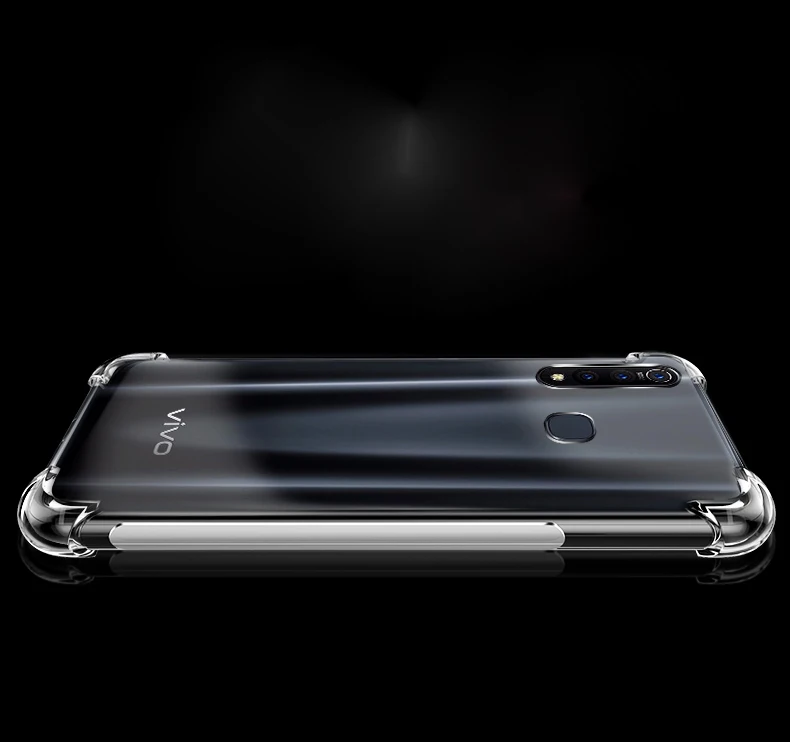 ДЛЯ VIVO Z5X ЧЕХОЛ сверхпрочный противоударный мягкий TPU Прозрачный чехол для vivo Z5x