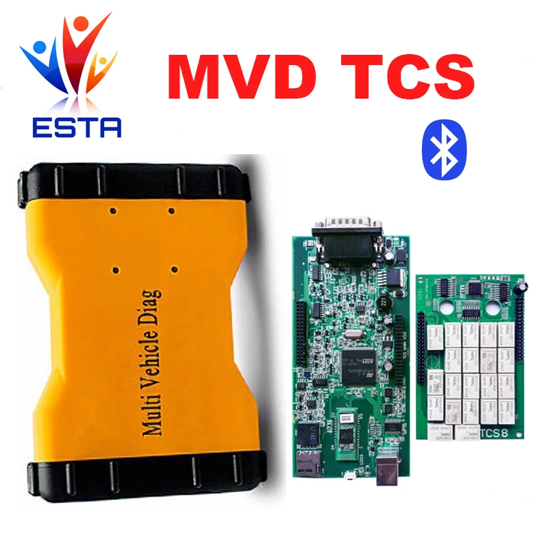 Двойная зеленая pcb TCS МВД CDP multi автомобиля Diag Bluetooth W 5.008R2 OBD2 инструмент диагностики