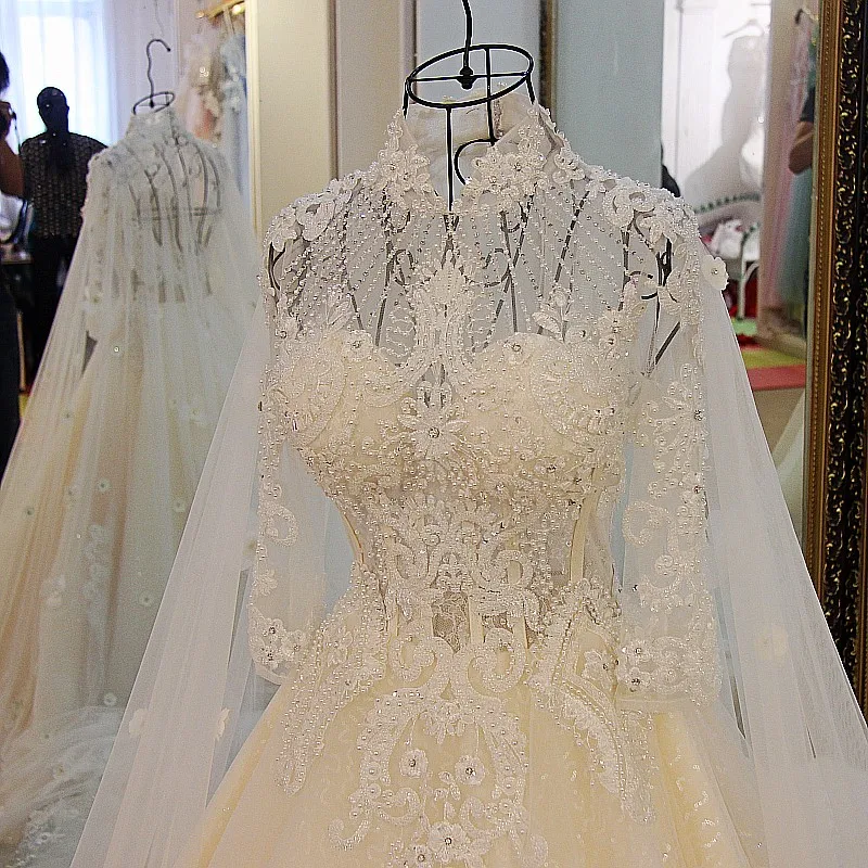 LS32101 свадебное платьероскошные блин свадебные мантии без спинки с высоким