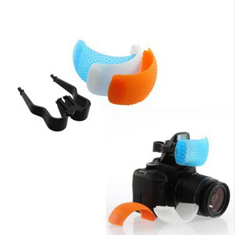3 цвета POPFlash Софтбокс диффузор для внутренней вспышки Canon Nikon DSLR 500d 600d 70d 80d 60d 50d 5d mark