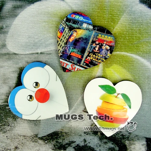 10 шт./лот сублимационные пустые магниты для холодильника сделай сам Деревянные