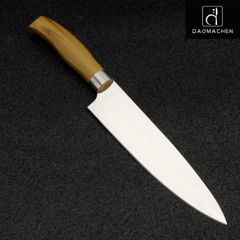 2017 экспорт кухонный нож шеф повара 7 дюймов из нержавеющей стали мясницкий