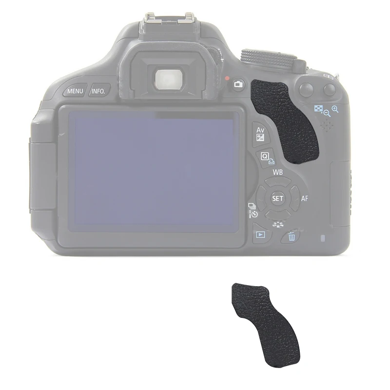 Резиновая задняя крышка для CANON-EOS 600D запасная деталь цифровой зеркальной камеры |