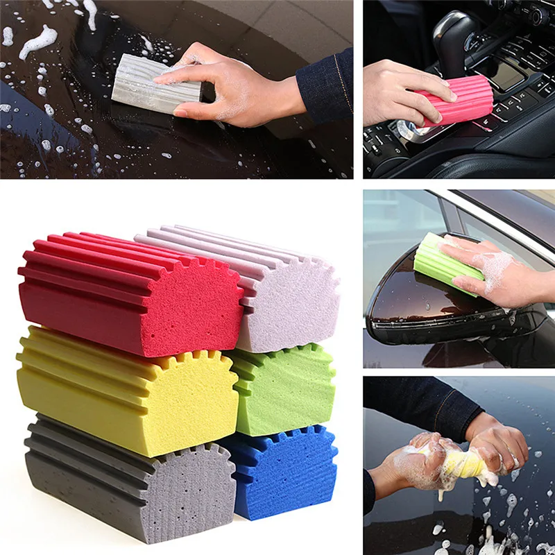 1Piece Car Wash Strong Water Absorption PVA Sponge Magic Clay Bar Super Clean Tools Cleaner Dropshipping | Автомобили и мотоциклы