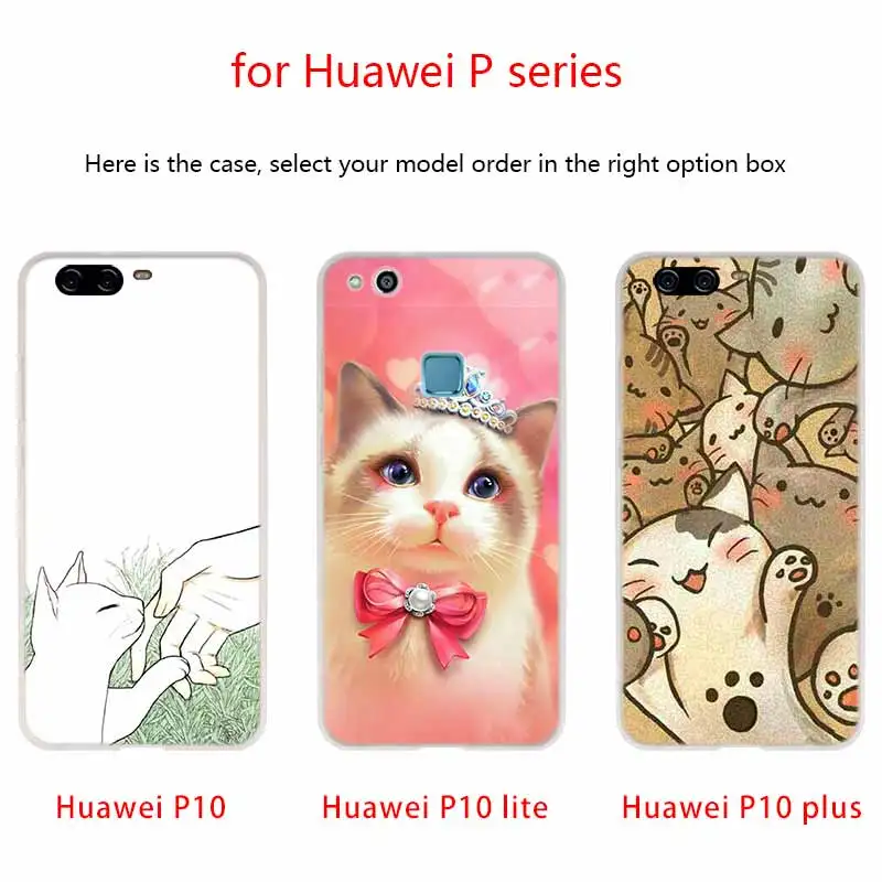 Милый силиконовый чехол MLLSE из мягкого ТПУ для Huawei P30 P40 P20 Pro P10 P9 Lite P Smart Z