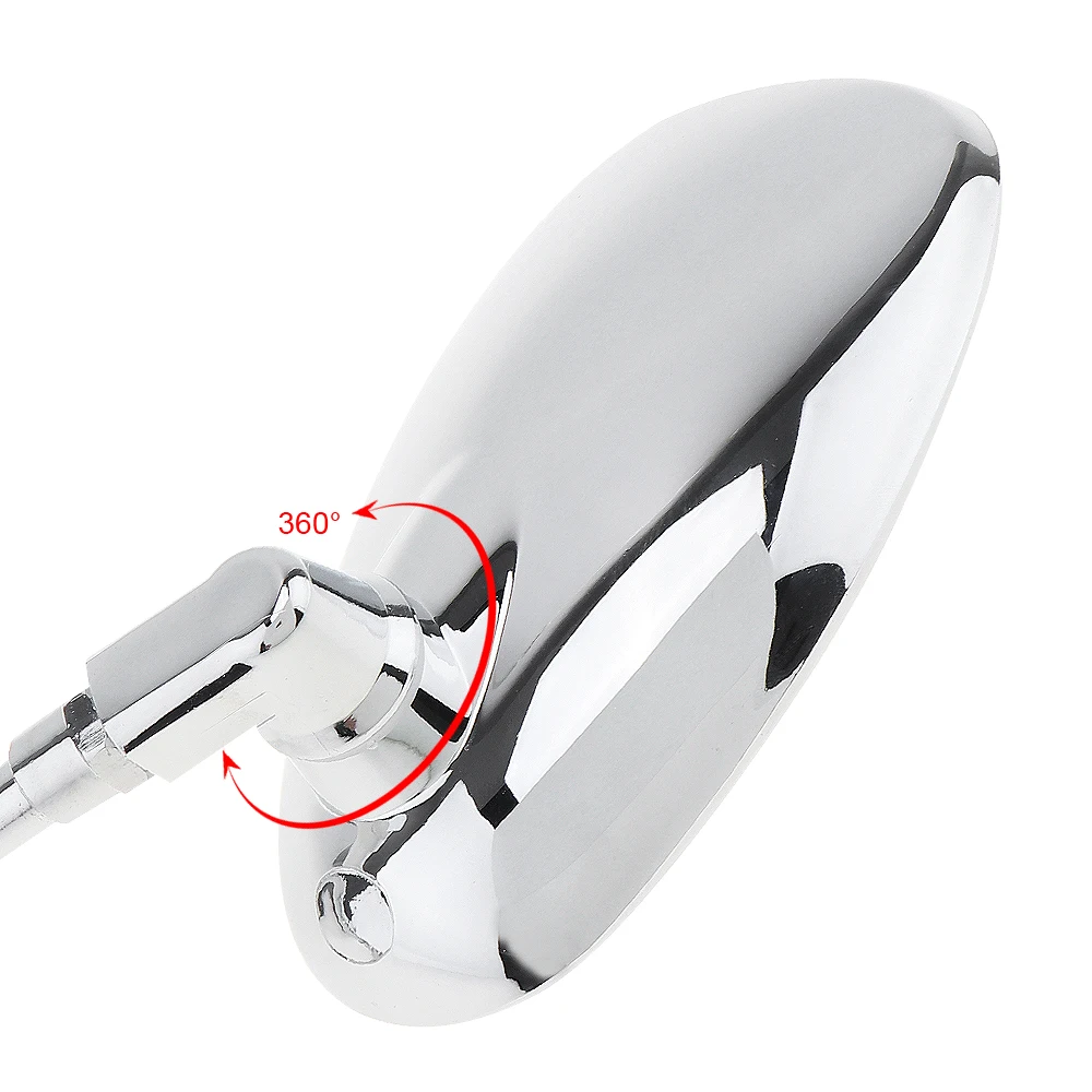 

2pcs/lot Stylish Design Modified Plated Motorcycle Mirror Rearview Mirror Back Side E-Bike Mirrors for Motorcycle 10mm