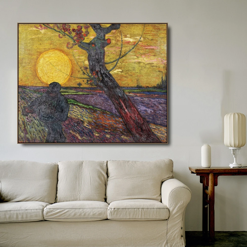 The Sower by Vincent Van Gogh плакаты и печать холст живопись каллиграфия настенные картины