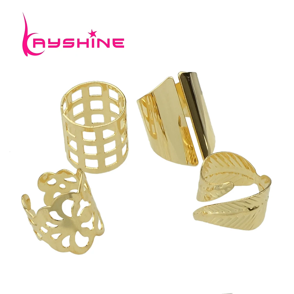 Kayshine 4 шт./компл. панк золото-Цвет серебро Цвет бренд палец кольцо Наборы для ухода