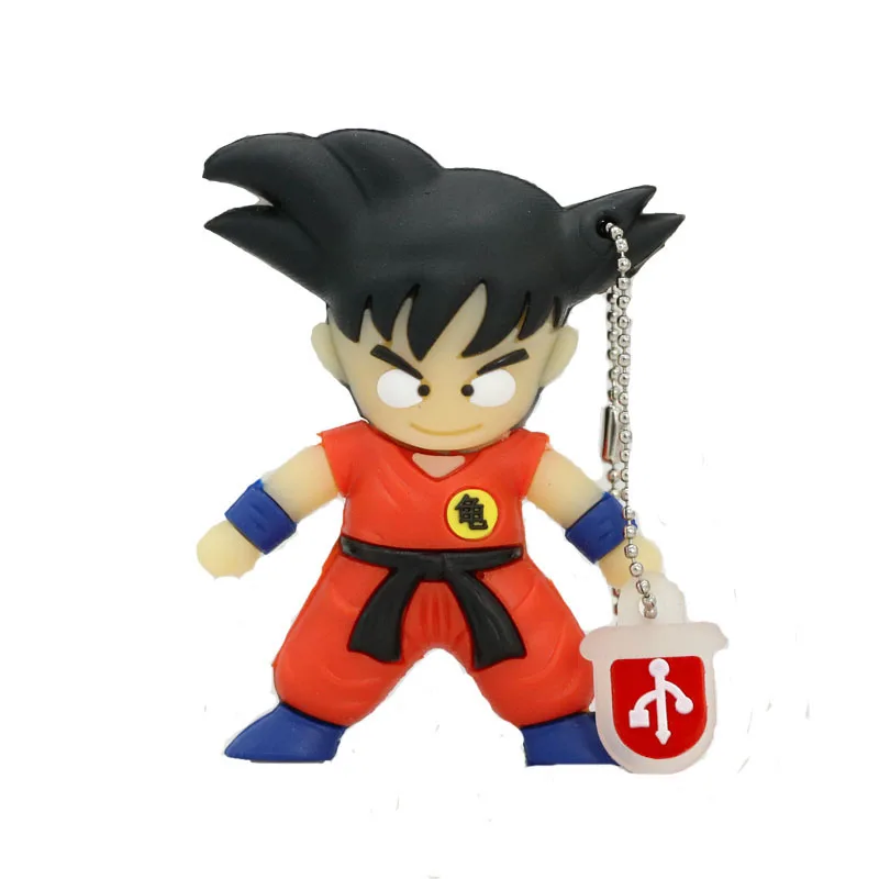 Реальная емкость ручка DragonBall Drive мультфильм Dragon Ball подарок 8 ГБ 16 ГБ 32 ГБ 64 Гб 128 ГБ Сон Гоку USB флеш-накопитель флешки