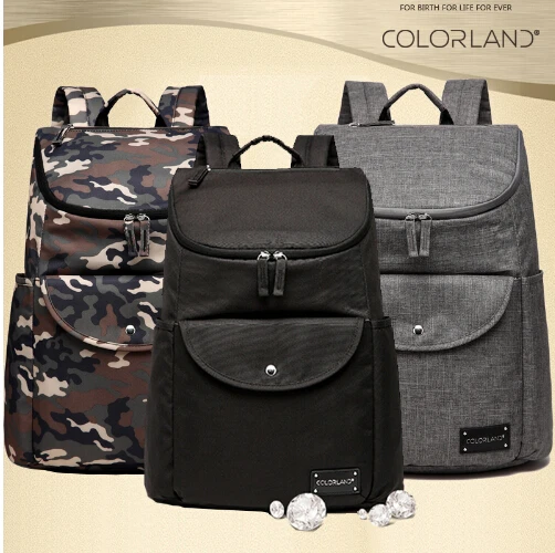 COLORLAND камуфляжная упаковка сумка для подгузников папы мамы новый дизайн прочные