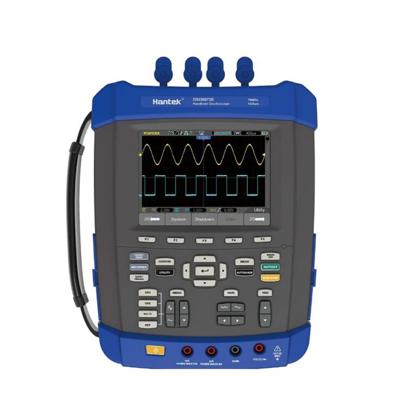 Hantek DSO8102E цифровой осциллограф ЖК-дисплей USB ПК рекордер DMM анализатор спектра