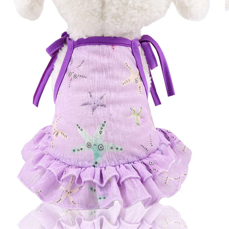 Маленькое платье пудель одежда для собак вечерние платья девочек кошек