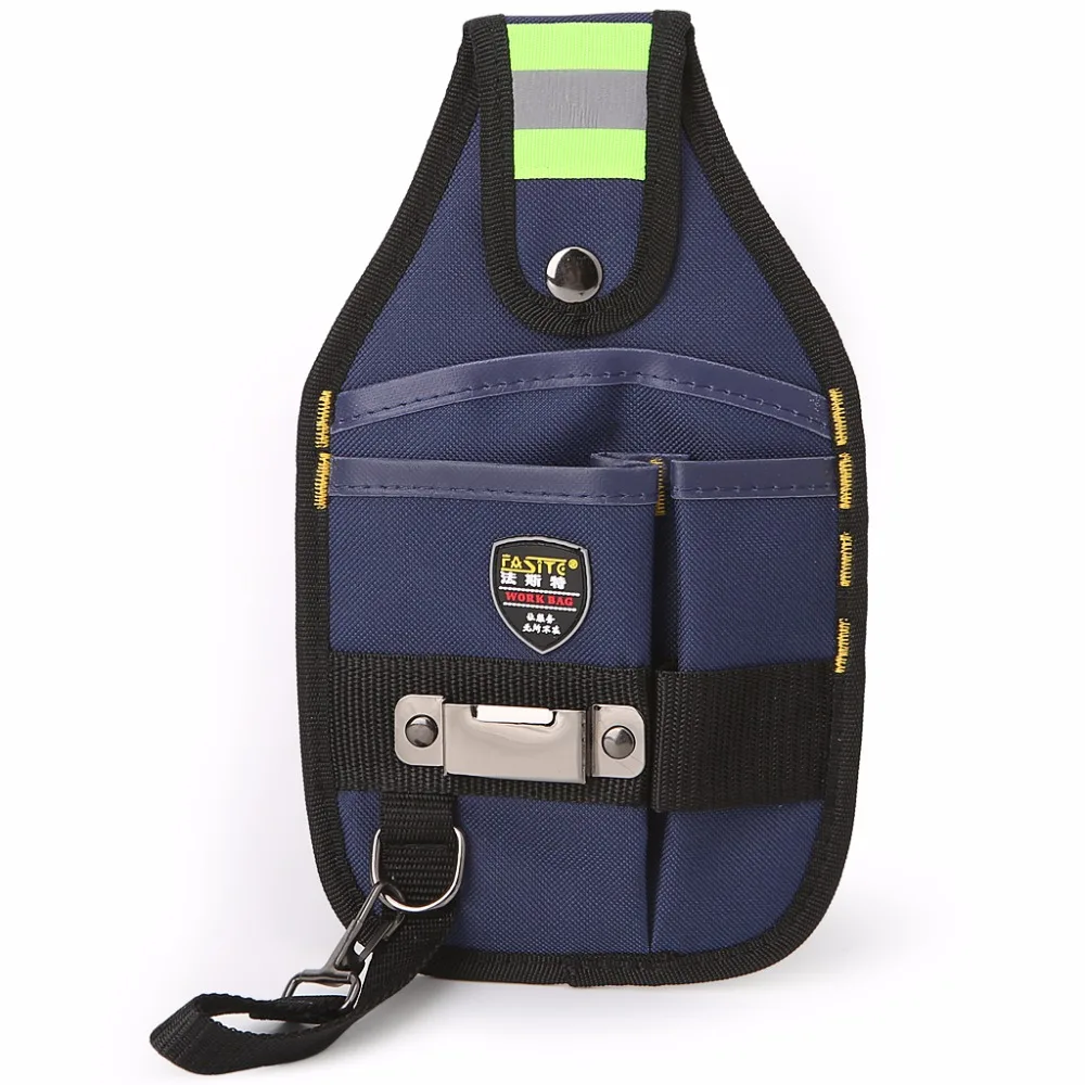 

3-Pocket Professional Electrician Tool Bag Tape Buckle Work Belt Pouch
