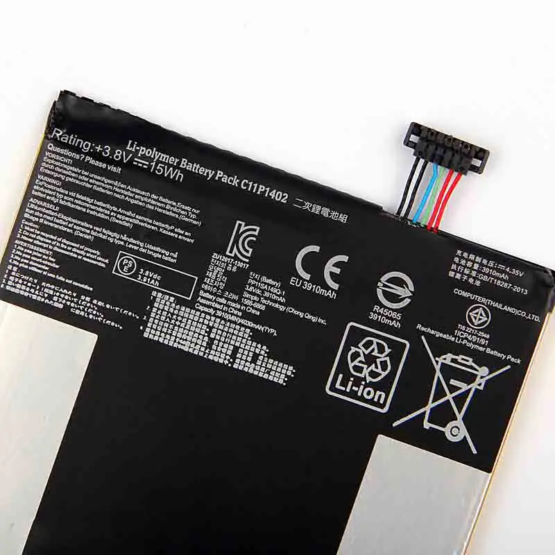Оригинальный аккумулятор большой емкости C11P1402 для ASUS Fone Pad 7 FE375 FE375CXG K019 ME375C 3 8 в 15