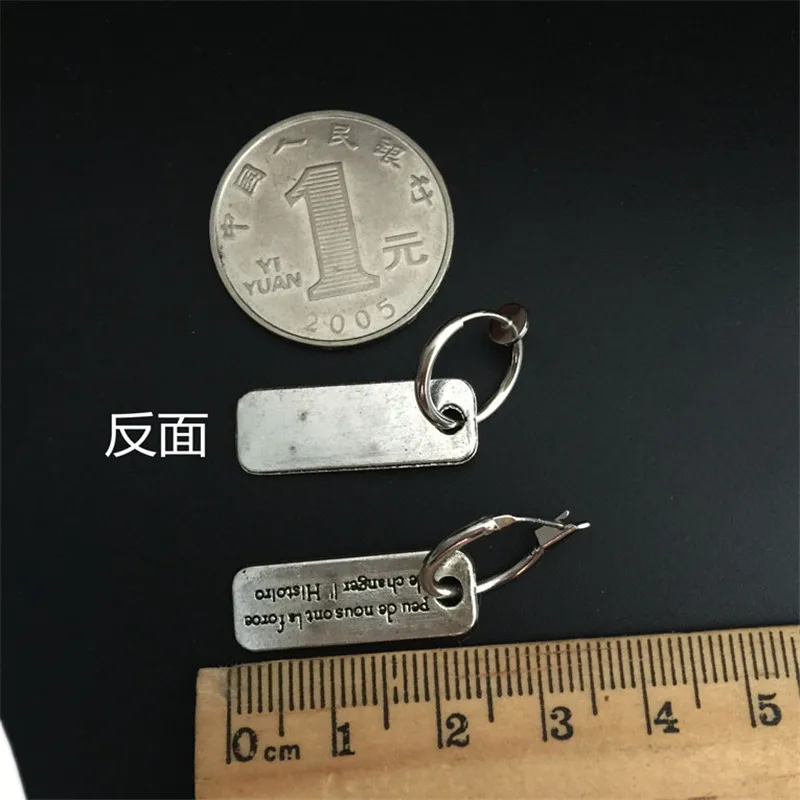 1 пара мужские серьги-клипсы без пирсинга из нержавеющей стали | Украшения и