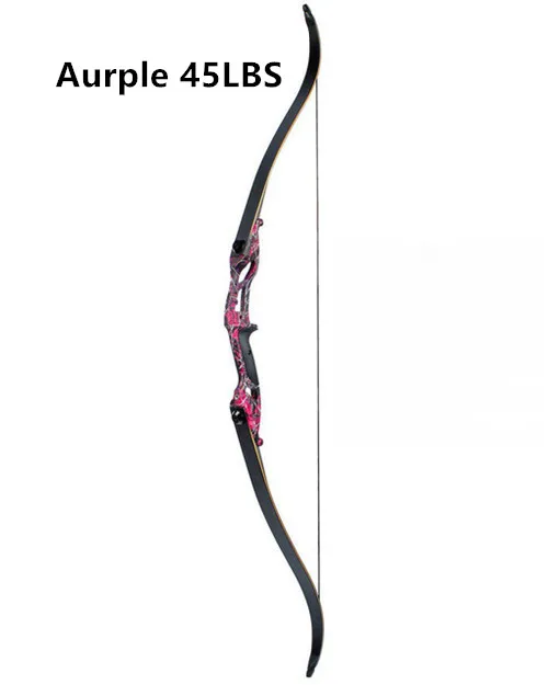 3 цвета 30-50lbs F179 Рекурсивный лук 5" Американский охотничий раздельный лук с самодельными аксессуарами для охоты на свежем воздухе - Цвет: 45LBS Pink Camo