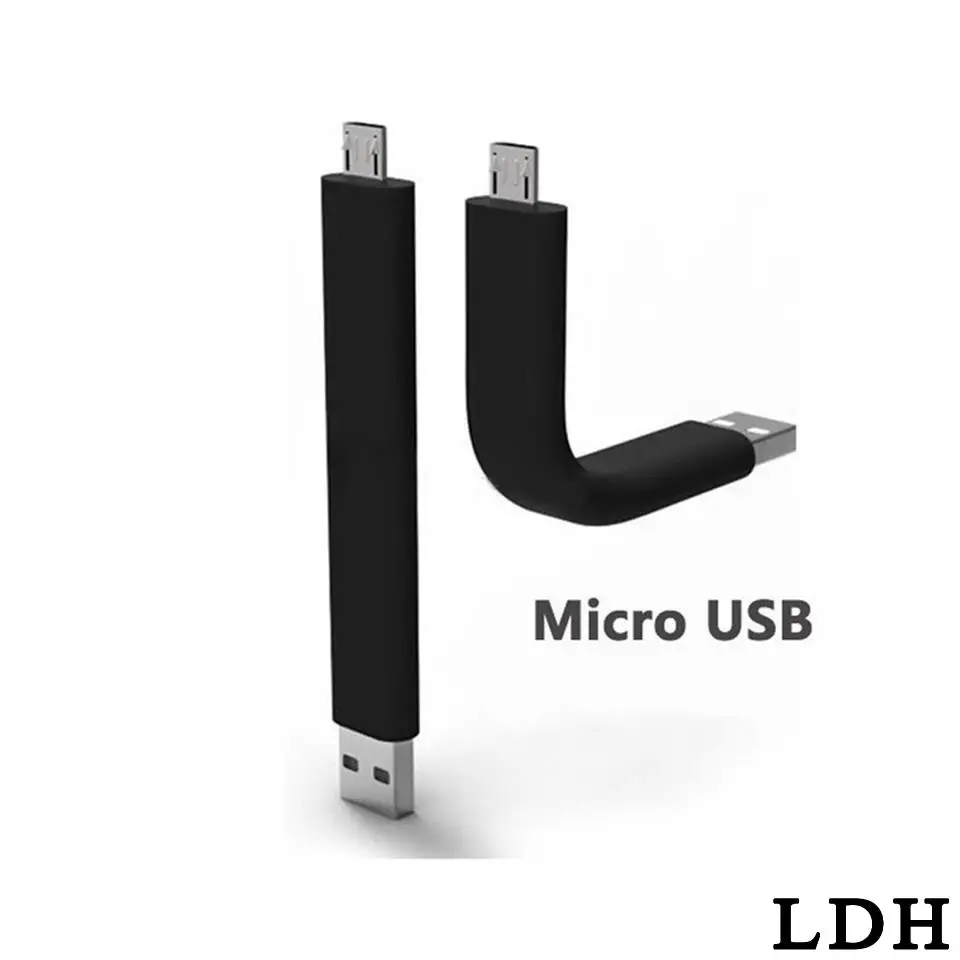 Гибкий короткое мини 8Pin микро USB кабель Зарядное устройство для передачи и