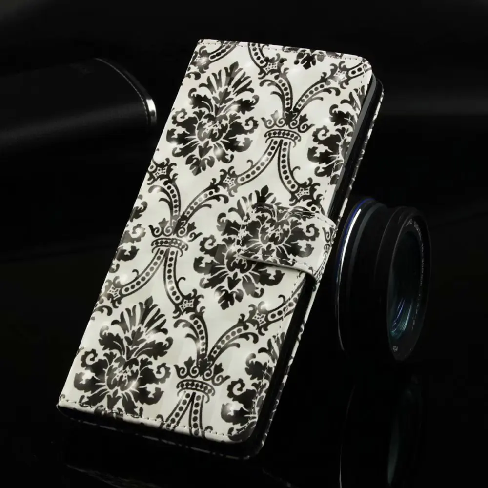 Чехол книжка из искусственной кожи с рисунком бабочки совы для Samsung Galaxy S10 S9 S8 Plus A5