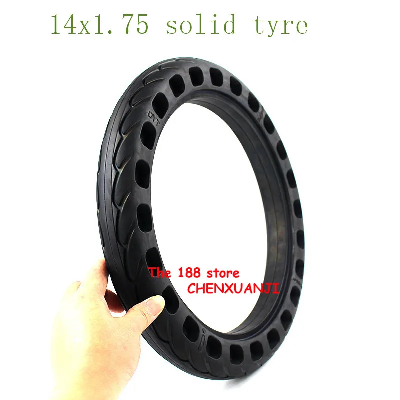 

Good quality 14x1.75 bicycle electric bicycle explosion-proof solid tire non-inflatable solid tire