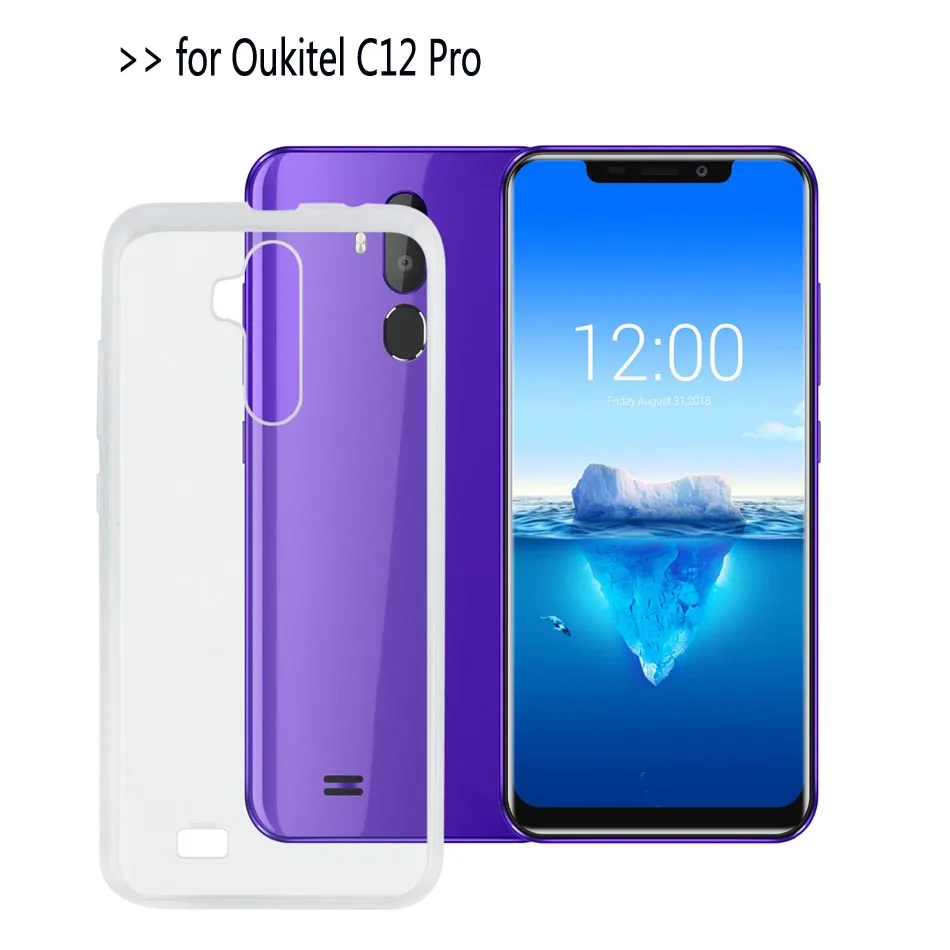 Чехол для Oukitel C12 Pro силиконовый чехол 6 18 дюйма блестящий | Мобильные телефоны и