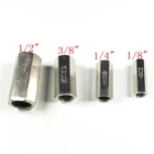 Обратный клапан с полным портом BSPP, 18 дюйма, 38 дюйма, 14 дюйма, 12 дюйма, односторонний, невозвратный, никелированный латунный клапан