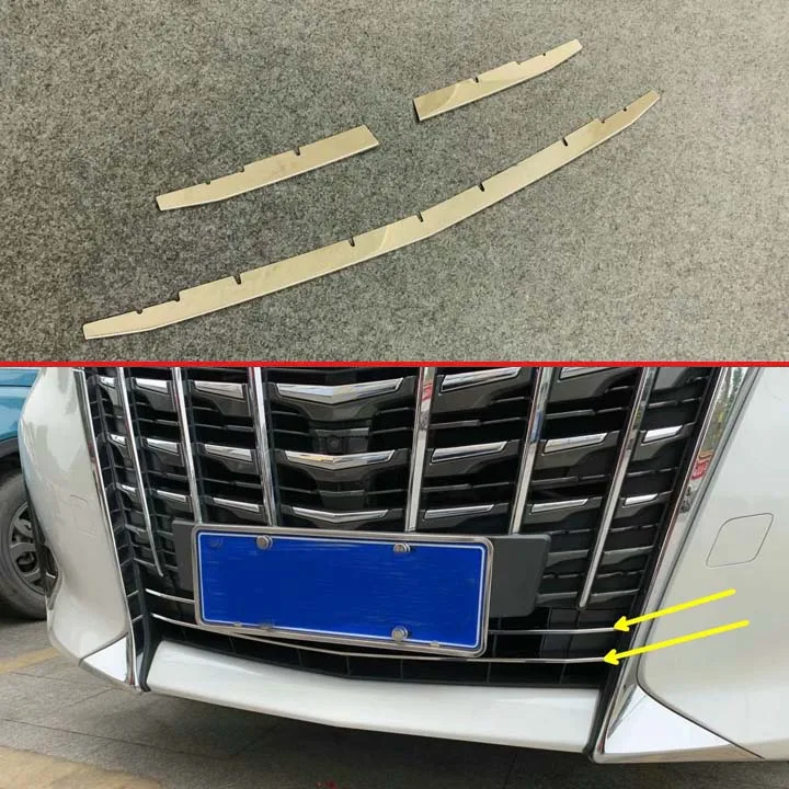 Передняя решетка радиатора Alphard AH30 из нержавеющей стали для Toyota 2019|Хромирование| |