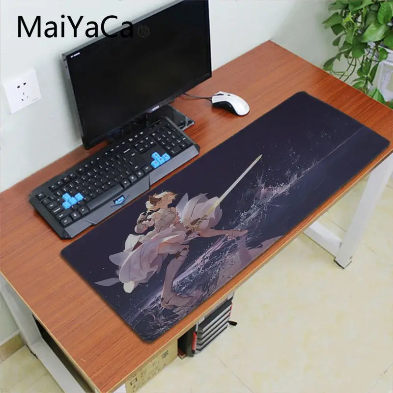 Резиновый коврик для мыши Maiyaca из серии Fate большой заказ игровой xxl скоростной