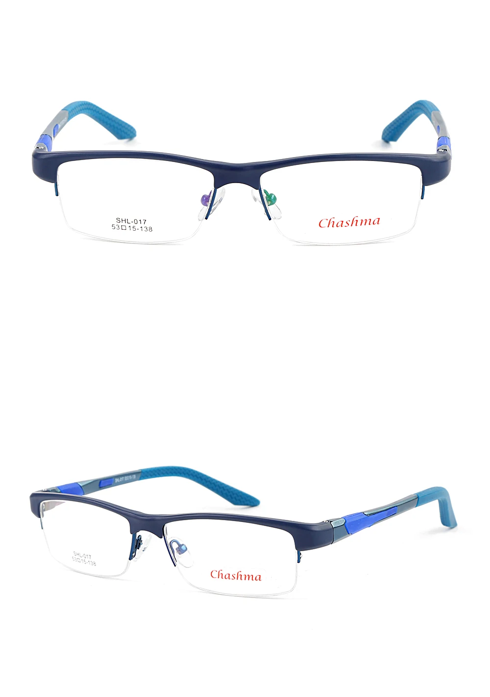 Бренд Chashma TR90, оправа из алюминия и магния, весенние петли, модные полуоправы, очки в спортивном стиле, оправы для очков для мужчин