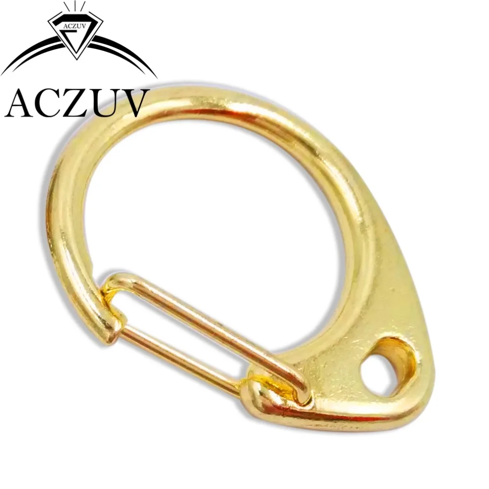 Gold Plated 500pcs 23mm 26mm 32mm Metal Swivel Lobster Clasp Clips For Key Ring Chain Paracord Hook Handbag Buckles CKC005