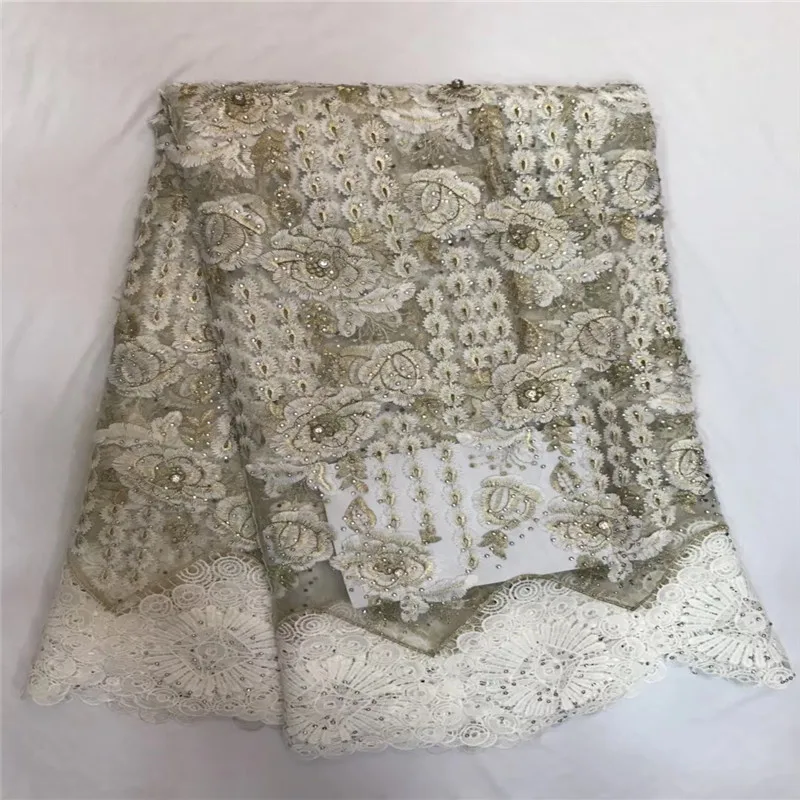Hot selling african cord lace fabric with stones 2018 new style high quality net for wedding dress ZQ56B-2 | Дом и сад