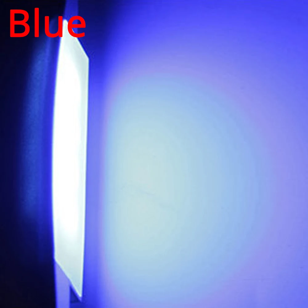 Blue 4 шт./лот, универсальный автоматический светильник, автомобильная декоративная лампа, колесо, светильник для бровей s, светильник для атмосферы, авто Стайлинг, авто аксессуары - Испускаемый цвет: Blue
