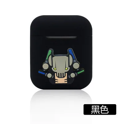 50 шт. Мультяшные беспроводные Bluetooth наушники чехол для Apple AirPods силиконовый зарядный чехол для наушников Защитный чехол для AirPods