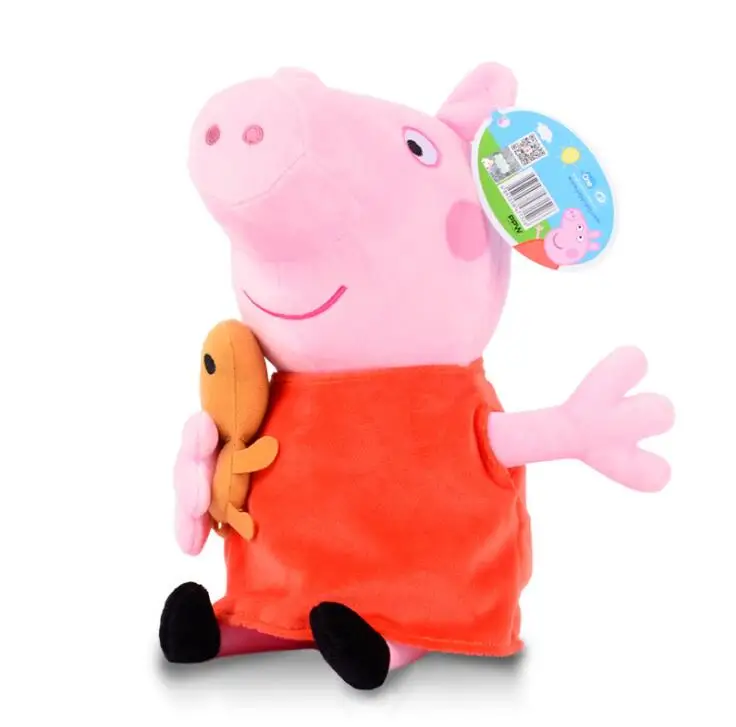 19 см оригинальный бренд Peppa Свинья Мягкие плюшевые игрушки Пеппа Джордж Семья