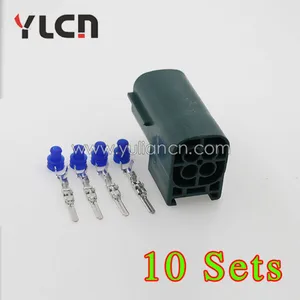 Free Shipping 10 Sets  4 Pin Male Automotive Connector