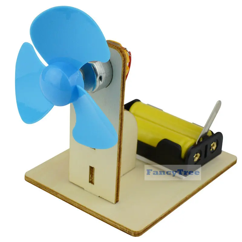 

Science Elementary Education Toys DIY Electric Fan Experiment Model Physics for Kids Homemade School Manual Invention Assembled