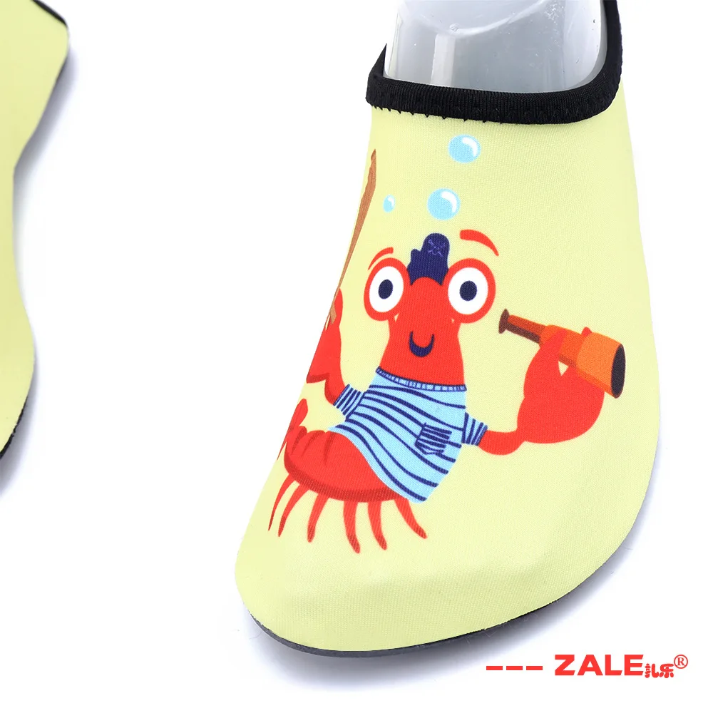 Summer beach Shoes Kids Cartoon Animal Swiming Shoes Girls Boys Barefoot Soft Bottom Non-slip Kids Water Shoes