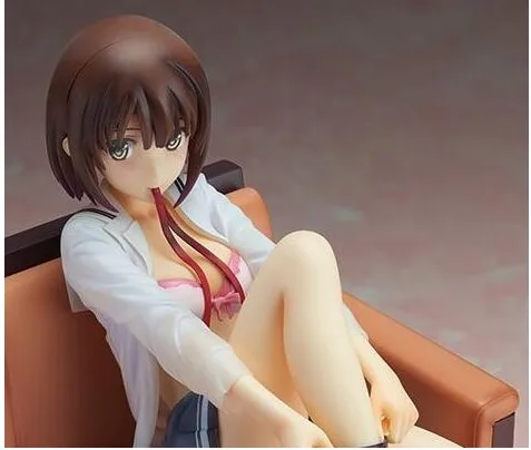 no box Аниме Saenai Heroine No Sodatekata Katou Megumi Eriri Spencer Sawamura Kasumigaoka Utaha диван сексуальная девушка ПВХ фигурка модель игрушки - Цвет: no box