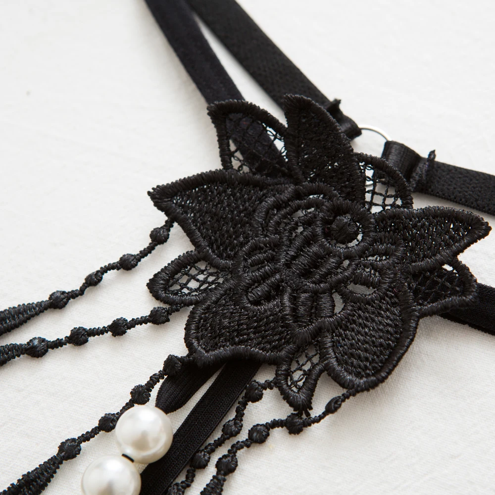 Трусики стринги женские с бисером и кисточками 2193|Женские трусики| |