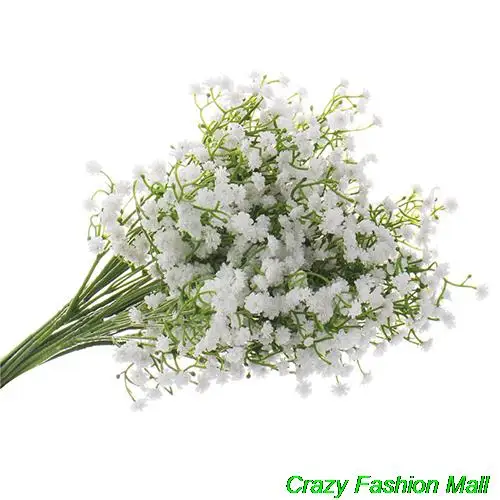 Топ Sale1 голова искусственного дыхания ребенка Gypsophila Шелковый цветок вечерние