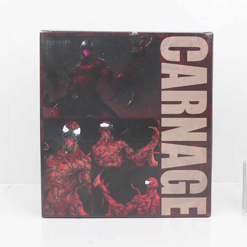 14,5-27 см игрушки Marvel Iron Studio the Spiderman ARTFX+ Статуя 1/10 Масштаб ПВХ экшн-фигурка Venom Carnage Коллекционная модель игрушки